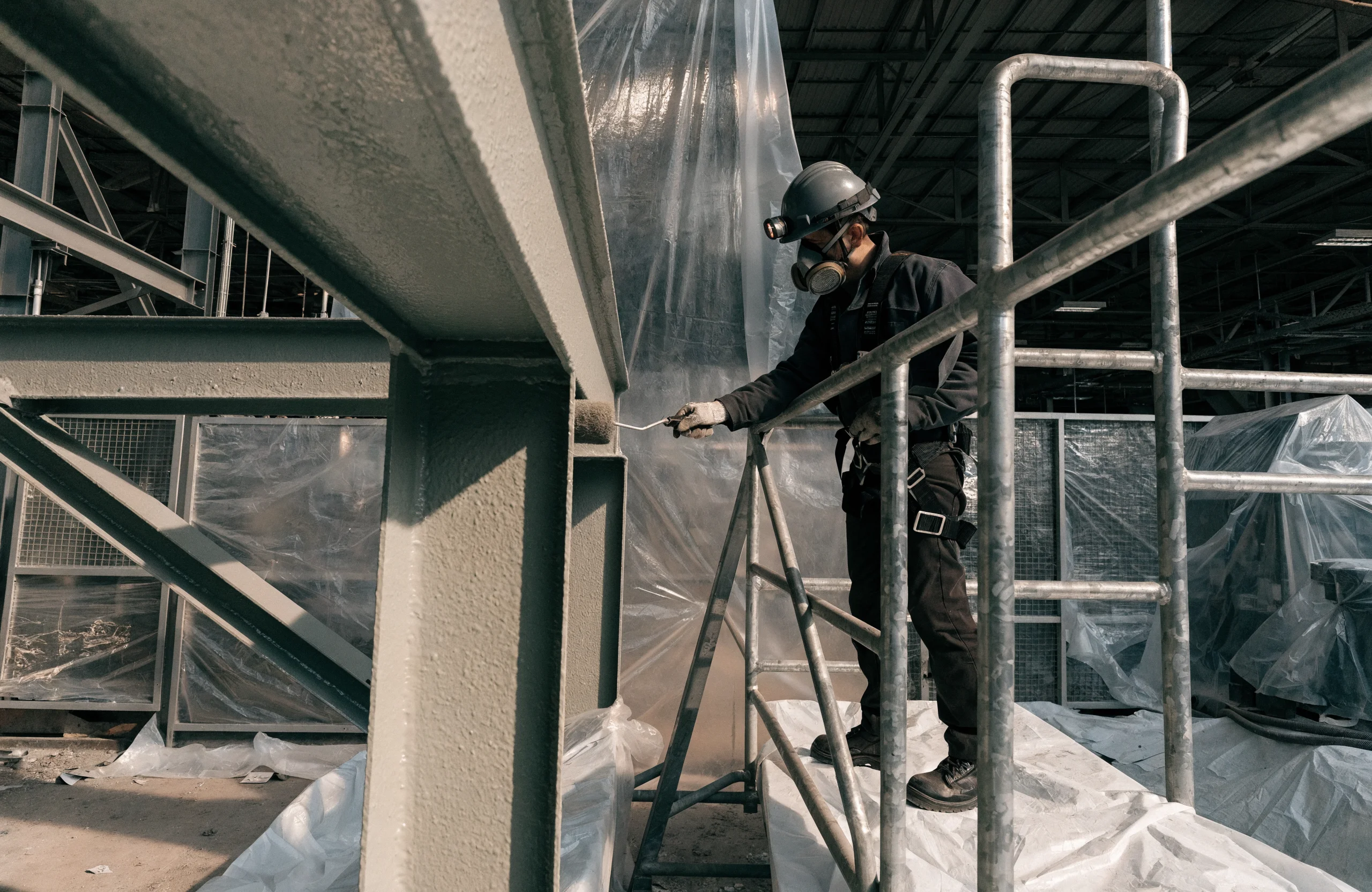 Industrial coatings in a steel mill environment