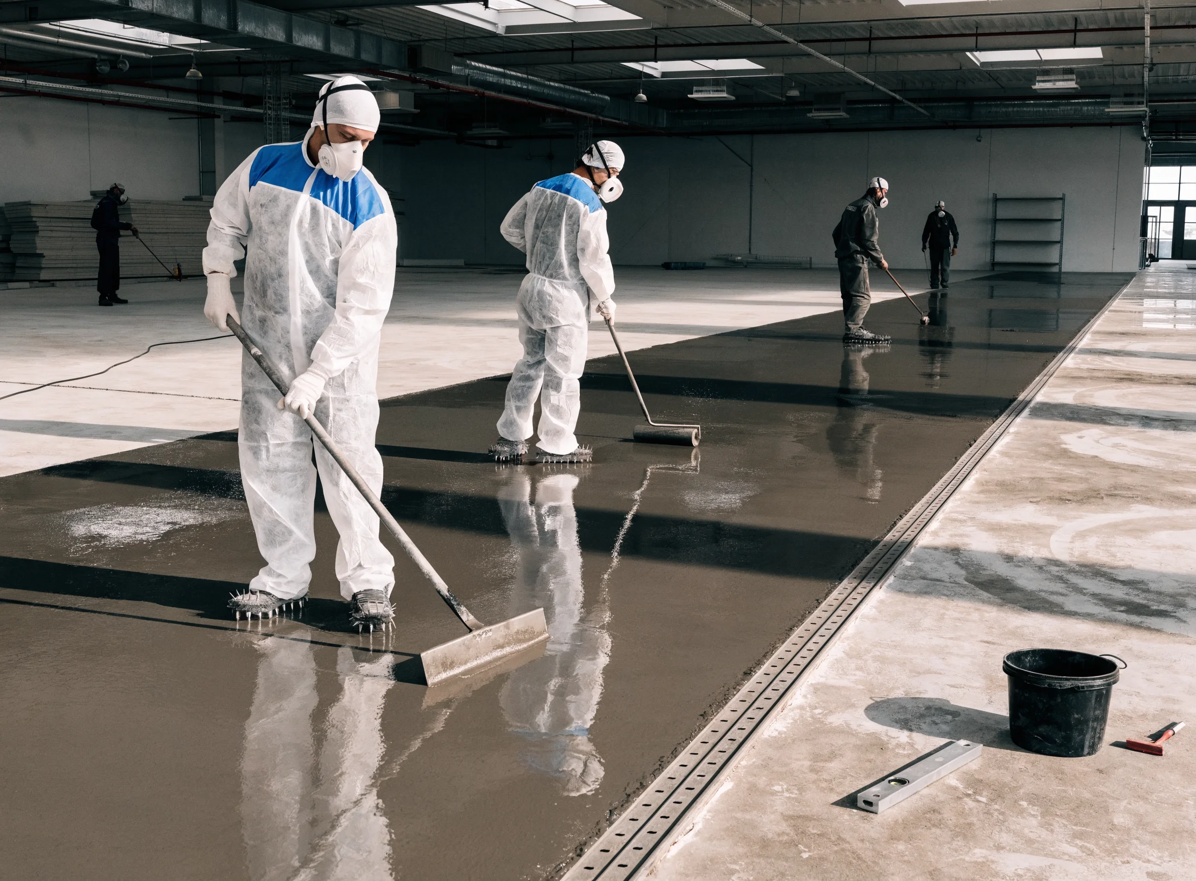 Industrial resinous flooring