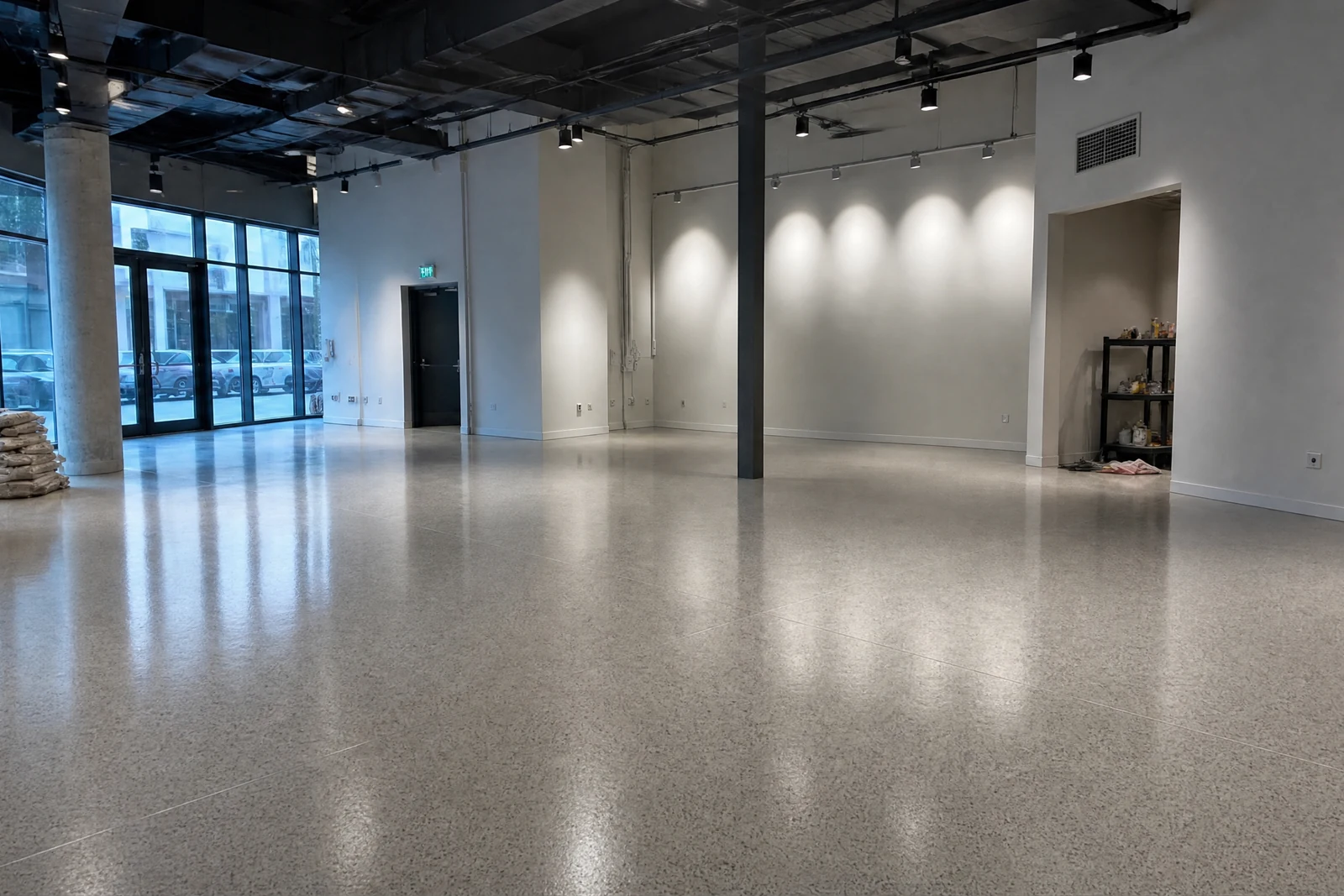 Commercial floor coatings